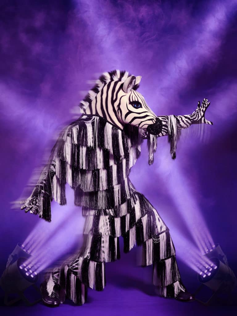 THE MASKED DANCER: Zebra. © 2021 FOX MEDIA LLC. CR: Michael Becker/FOX.