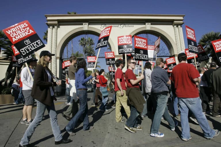 Writers Guild of America Goes on Strike