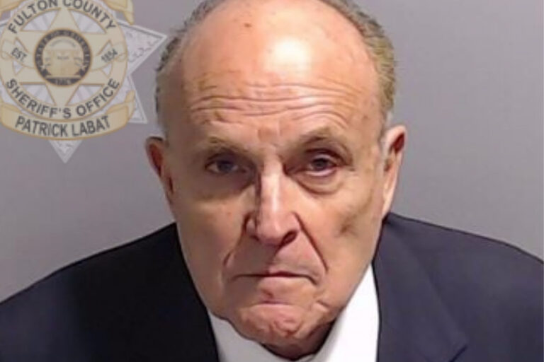 Rudy Giuliani's Mug Shot Released